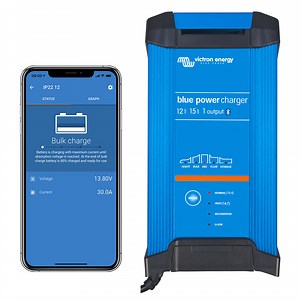Victron Blue Smart Bluetooth IP22 Battery Charger 12/15(1) 240V AU/NZ Plug - Victron Energy