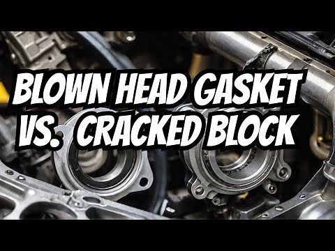 Difference between a blown head gasket and a cracked block