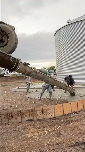 Setting up and pouring the new bin pad
