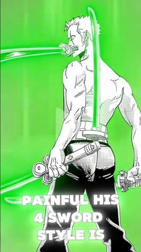 ZORO 4 SWORD STYLE??!! #onepiece #zoro #anime