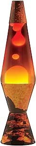 Lamp Lava 2149 14.5-inch, Decal Colormax, Color Max Volcano Base/White Wax/Clear Liquid/Tri-Colored Globe