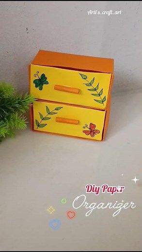 Diy Origami Paper Organizer Tutorial || Paper se organizer banaye #diy #papercraft #craft #shorts