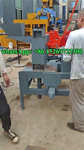 M7MI Twin hydraform clay brick machine with diesel engine briquette, eco block machine #clayblocks