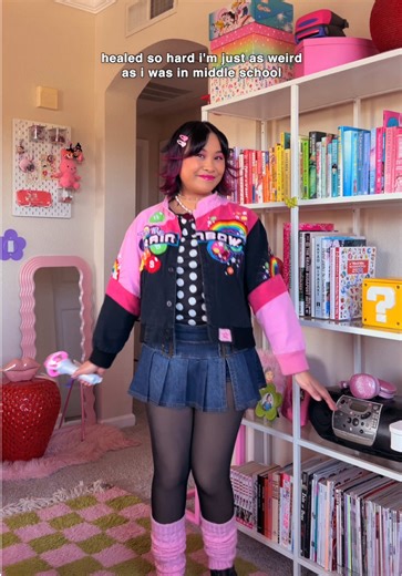 honestly not much has changed since then 😌💕 still the weird artsy & anxious girlie but this time i’m not ashamed of all my nerdy interests 🫶 #nerd #silly #relatable #beyourself #whimsy