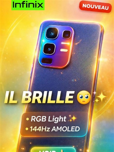 On m’a dit que ce téléphone à 144Hz 50MP coûte moins qu’un iPhone… j’ai pas cru 😳📱 Attends… tu vas pas croire ça 🤯👇 Le Infinix Note 50 4G est en train de casser le marché 💥 ✨ Écran AMOLED 144Hz ultra fluide (Netflix Gaming = 🔥) 📸 Caméra 50MP avec OIS → photos PRO même la nuit 🔋 Batterie 5200mAh charge rapide SANS FIL 😳 🎮 Performance fluide (gaming sans lag 🎯) 🔊 Son JBL stéréo = expérience cinéma 🎧 👉 Android 15 design premium = niveau flagship 💎 ⚠️ Franchement… à ce prix-là, c’est 