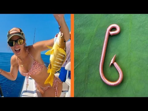 Fiishing Hook| Easy Hook Making | How to make a fishing hook
