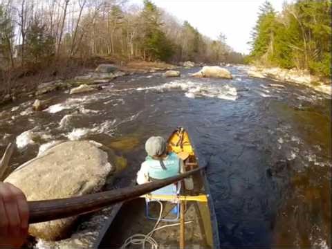 Scouting a Rapid while Poling