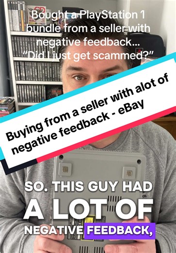 eBay delivery day 📦 I bought a PlayStation 1 bundle with games from a seller who had loads of negative feedback. Risky move for a PS1 collector… but sometimes that’s where the best retro gaming deals are hiding. Was this eBay gamble worth it? #eBayUnboxing #PlayStation1 #PS1Collection #RetroGamingUK #GamingNostalgia
