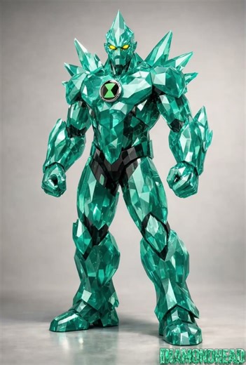 Ben 10 Diamondhead Transformation | Ultimate Crystal Alien Power