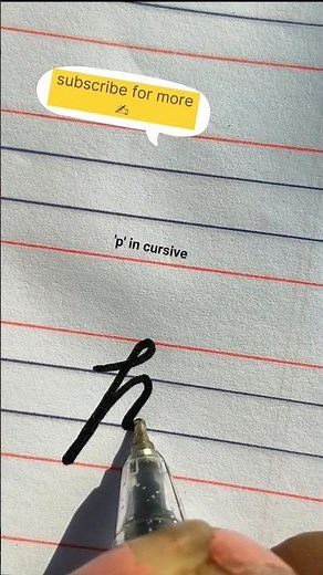 Learn Small “p” Cursive Letter ✍️ | Neat & Smooth Writing