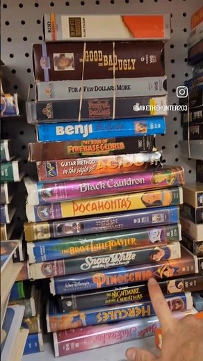Goodwill thrifting for VHS tapes! #goodwill #thrifting #vhs #vhscollection