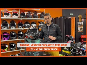 Test du casque intégral LS2 MX701 Explorer Carbon par Antoine de chez Moto Axxe Niort.