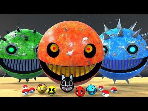 ROBOT PACMAN VS MONSTER PACMAN & CATOON CAT VS MS-PACMAN & PACMAN #2026 SX7656