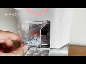 Hero pill dispenser tip: inserting cartridges