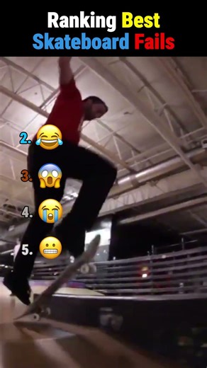 Ranking Worst Skateboard Fails 🛹 #fails #funny #meme