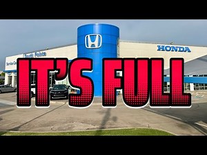 Honda Dealerships Completely Full Now
