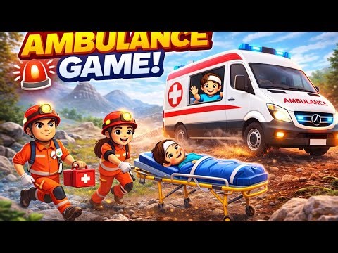 “Ambulance Rescue Game 🚑 | Save the Patient Fast 😱 | Fun Kids Gameplay 😂”
