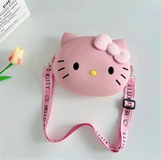 Hello Kitty Crossbody Bag – Kawaii Anime Purse With Adjustable Strap - Etsy