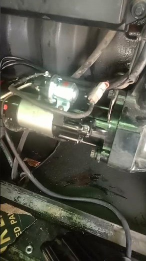 perkins starter motor installation