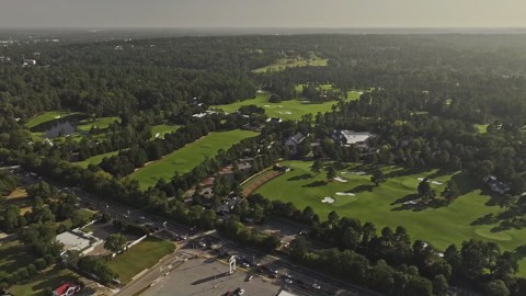 Augustas Grüns von oben: Der Masters-Golfplatz aus der Drohnenperspektive