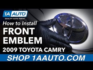 How to Replace Front Emblem Badge Nameplate 06-11 Toyota Camry