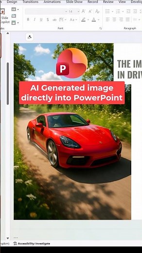 AI images directly into PowerPoint