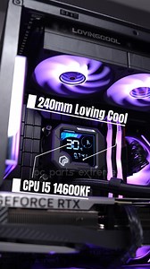 Stop scrolling, name 3 game you gonna run on this beauty💜 #pcpartsextreme #techtok #pcbuilds #gamingpc #tufgaming | PC Parts Extreme Computer