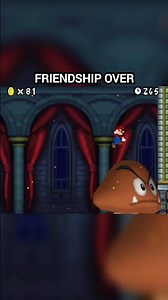 That friendship was short-lived 💀🔥 #mario #nintendo #retrogaming