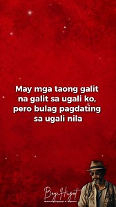 1.8M views · 10K reactions | Mga ka-hugot, may mga taong galit na galit sa ugali ko, pero kapag sa ugali nila, bulag sila. 路‍♀️ #RealTalk #DoubleStandardsMuch | Storytime with Cooper | Facebook