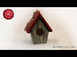 How To Paint A Birdhouse