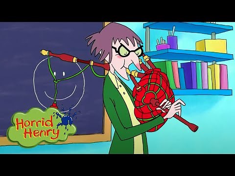 Bagpipes | Horrid Henry | Cartoons for Children