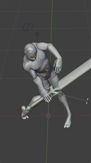 Dialing in the mechanics of a heavy sword strike.