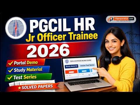 PGCIL HR Jr Officer Trainee 2026 Course | Study Materials and Test Series | Full Course