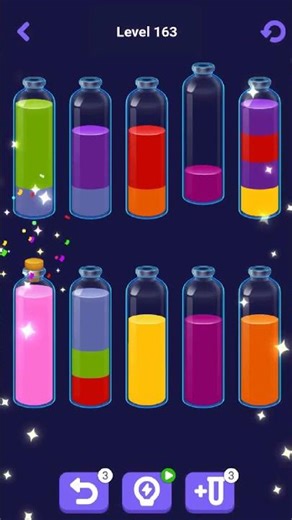 Level 163 Block Blast Water Sort Answer #blockblast