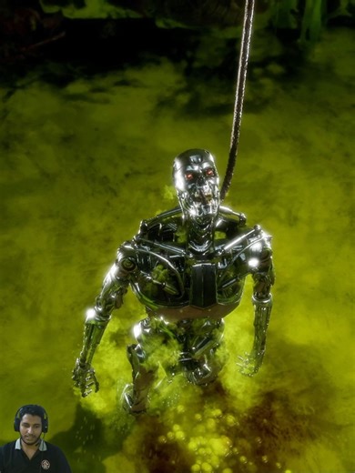 Masum Parvej | Terminator T-800 vs T-1000 Skeletons Comparison | Instagram