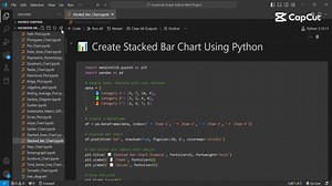 Create stacked bar chart using Python 📊