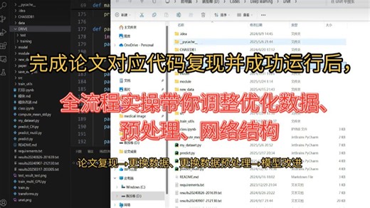 全流程实操！手把手带你论文复现后改数据、改预处理、改网络，提升涨点！——深度学习/机器学习/神经网络