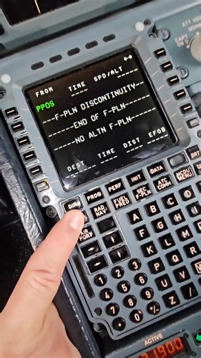 I've been asked how we enter our flight plan information into our flight management computers. This is a general idea of how we do that. #instatech #askhow #management #setup #mods #asked