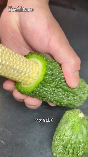 夏を一口で味わう!!【ゴーヤの変わり天ぷら】とうもろこし＆里芋と激旨タッグでたまらん仕上がり♪#japan #shorts #tempura