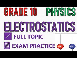 Grade 10 Electrostatics Exam Prep: Full Summary + 15 Past Paper Questions Solved!