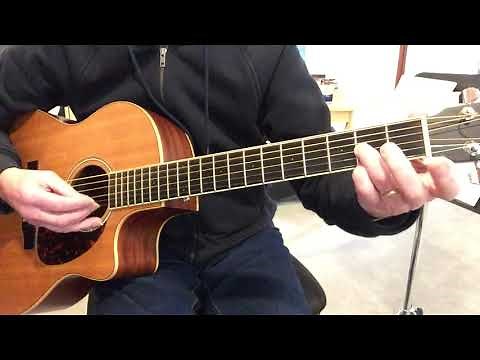 Trouble in Mind, acoustic finger style tutorial