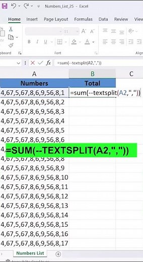 Still summing numbers manually in Excel? 😓