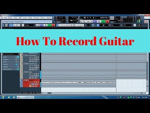 How To Record Guitar Cubase 5 Tutorials