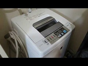 暴れてエラーで止まる洗濯機。白い裏切り③