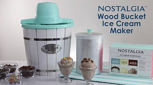 All the charm of old-fashioned homemade ice cream without the work! Let the electric Wood Bucket Ice Cream Maker do the churning for you! *Get it now at Kohl's: http://ow.ly/aS5930c3dsz | Nostalgia
