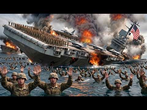 Aircraft carrier carrying 600,000 US troops sunk in the Black Sea by Russian Sukhoi Su-34