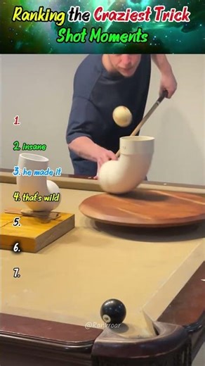 Ranking the Craziest Trick Shot Moments 🔥 #shorts