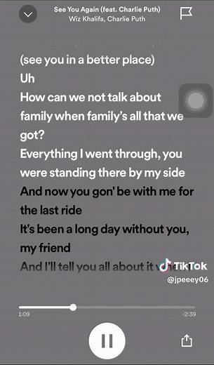 See You Again Full Lyrics #fyp #lyricsvideo #videolyrics #lyrics #trend #videotrend #videotiktok #viral #viraltiktok#viralvideo #trendingvideo #trending #viral#lyric #foryou #foryoupage #fpy #0324mytest #song #singing #songs #sing #coversongs #fypage #music #trendingsong #videolyrics