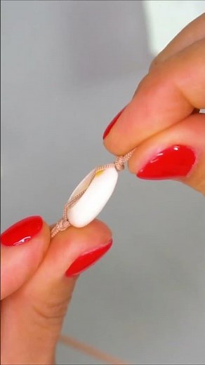 DIY choker with cowrie shells🐚 Subscribe to our channel!