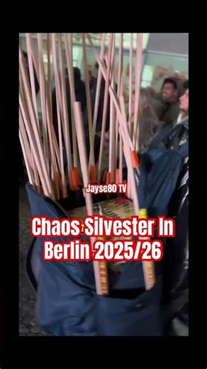 Chaos Silvester In Berlin 2025/26 #berlin #silvester2025 #germany #feuerwerk #nyc